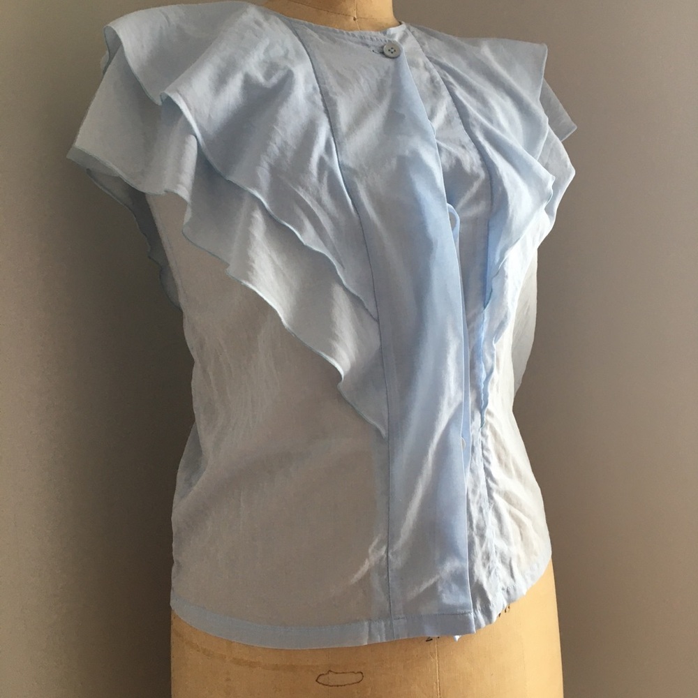 Dusty blue top